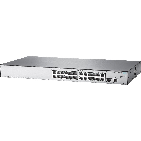 Switch HPE Aruba Office Connect 1850 24G 2XGT 24 portas Gigabit RJ-45 + 4 portas 10G Base-T JL170A